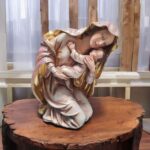VIRGEN MARIA CON NIÑO RESINA color CASA RUSTICA
